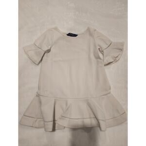 Polo Ralph Lauren Cream Shift Dress Sz 4/4T